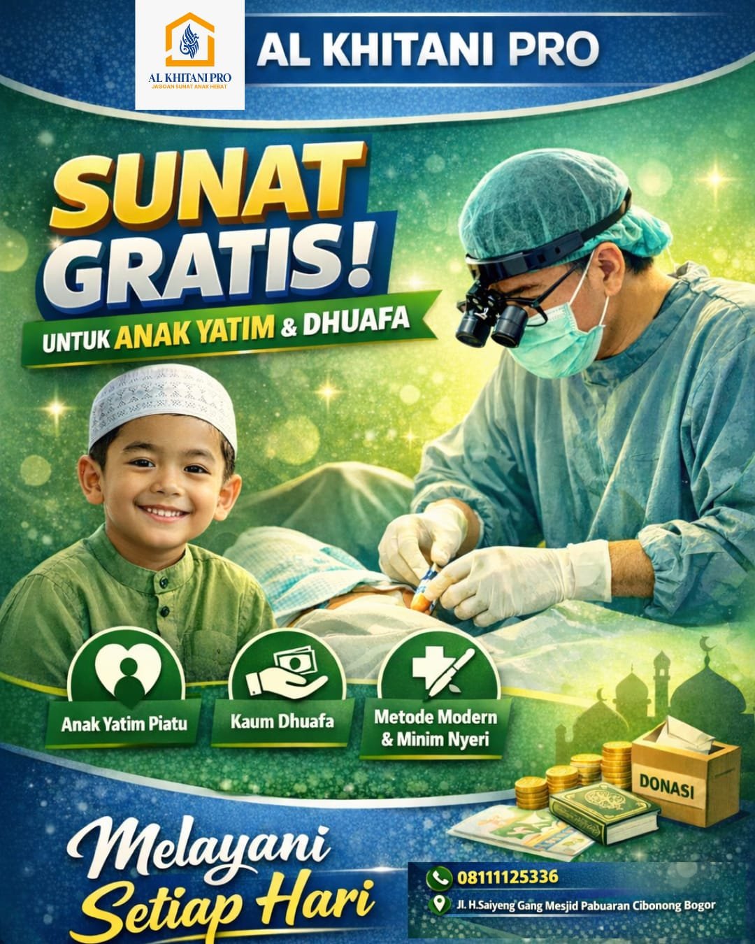 Layanan Sunat Ceria Gratis Untuk Yatim dan Dhuafa